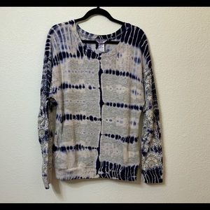 Hard Tail long sleeve pullover skeleton embroidery